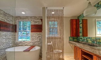 主臥衛(wèi)生間隔斷設(shè)計(jì)效果圖大全